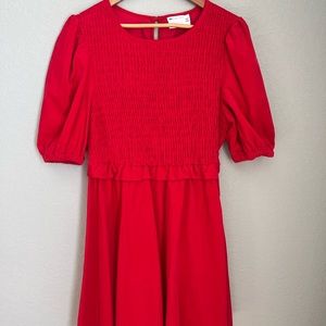 ASOS Red Smock Mini Dress